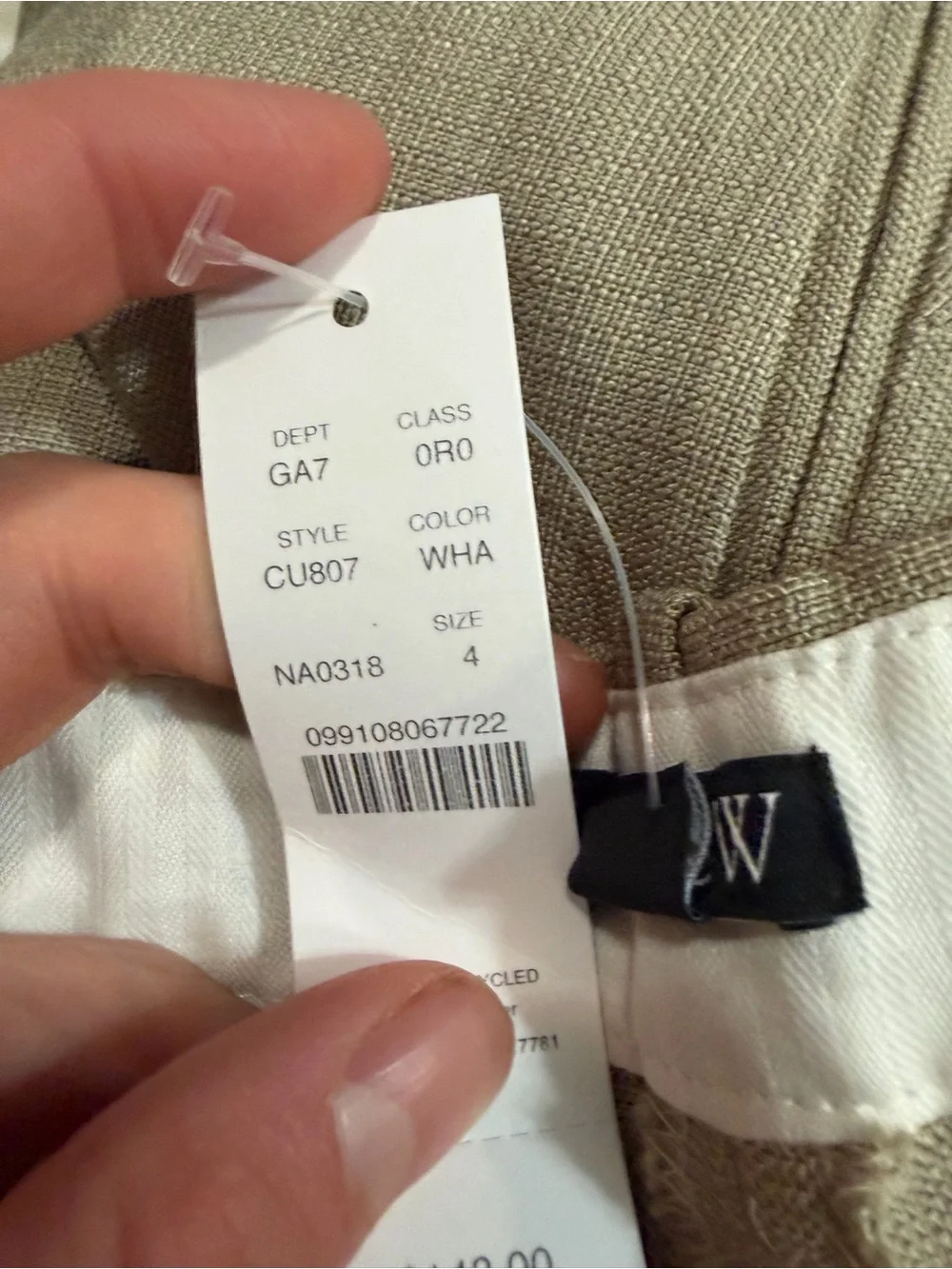 J crew Essential wide-leg pant in luster canvas washed hazelwood